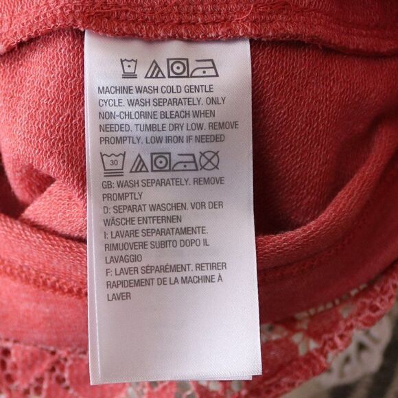 Logo Lounge Zip Up SweatShirt Jacket Crochet Lace - Picture 7 of 8